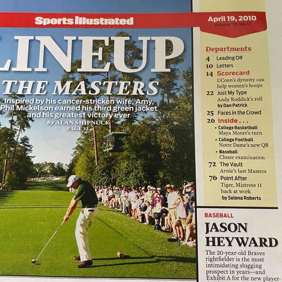 Sports Illustrated Magazine u  April 19 2010 Vol 112 No 17 Jason Heyward - Picture 5 of 9